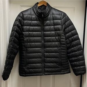 Quince Midnight Black Puffer Coat